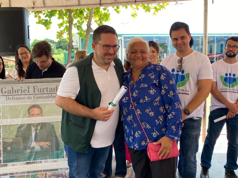 PaisagemPosse popular do defensor-geral Gabriel Furtado e seis novos defensores