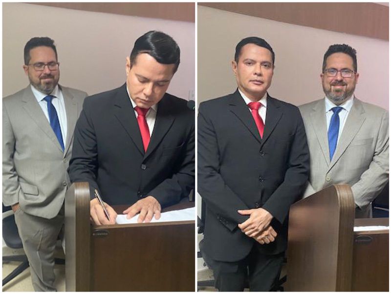 PaisagemPosse da Administração Superior e da equipe auxiliar de gestão da DPE/MA